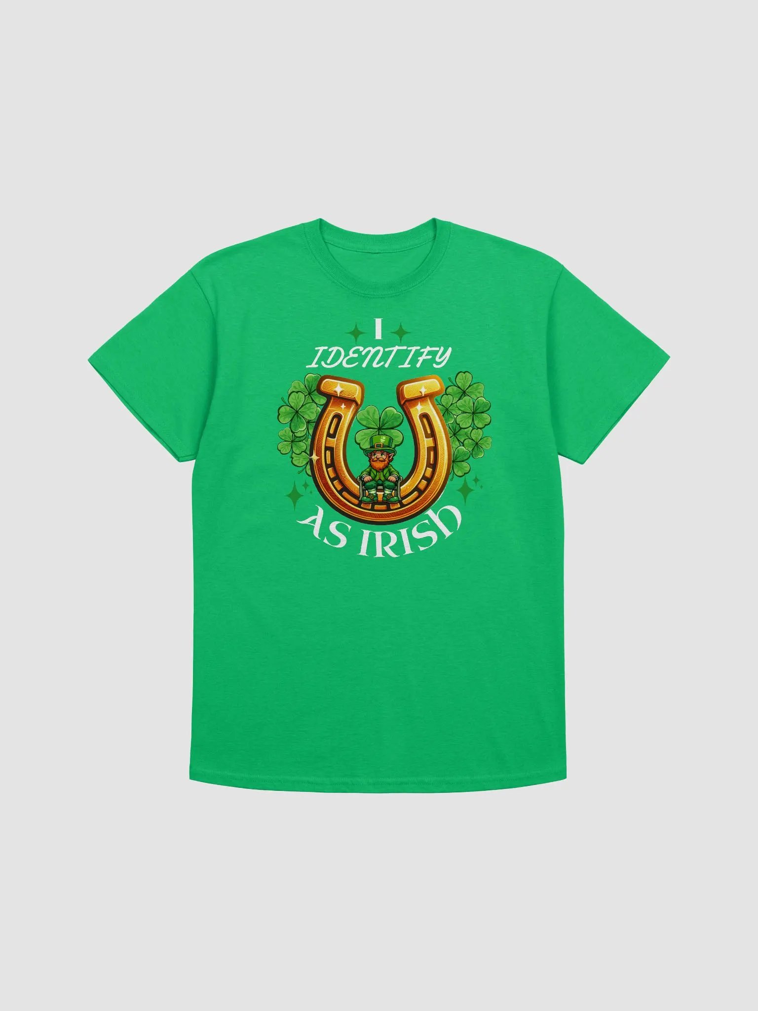 I Identify as Irish Tee: Lucky Charm Edition! product image (2)