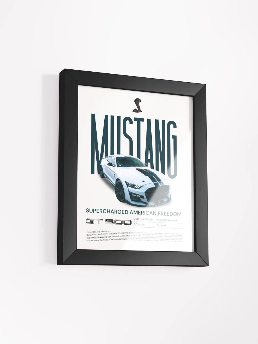 FORD MUSTANG GT500 #2 FRAMED POSTER product image (2)