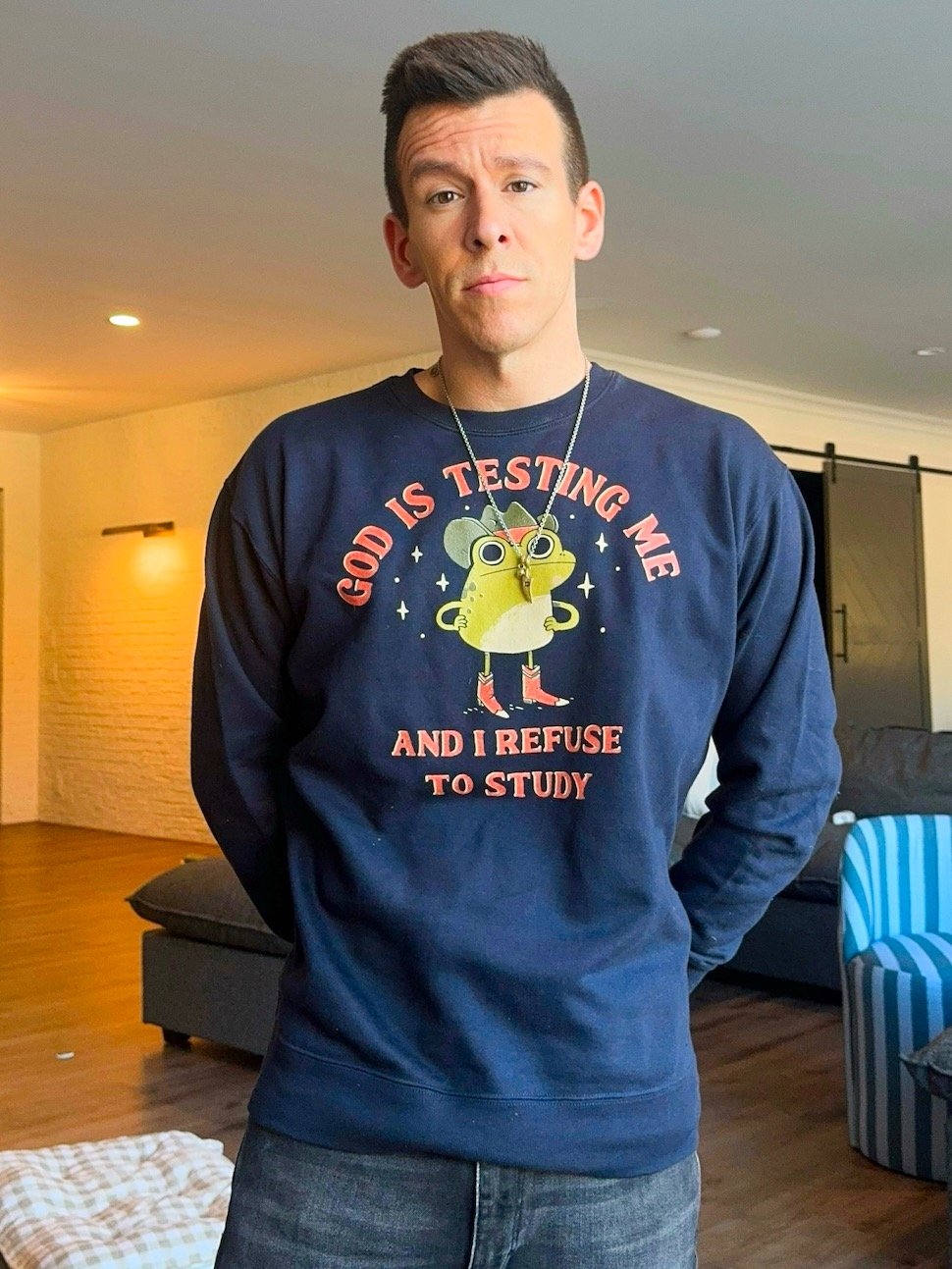 God Is Testing Me Crew (BB x CH) product image (2)