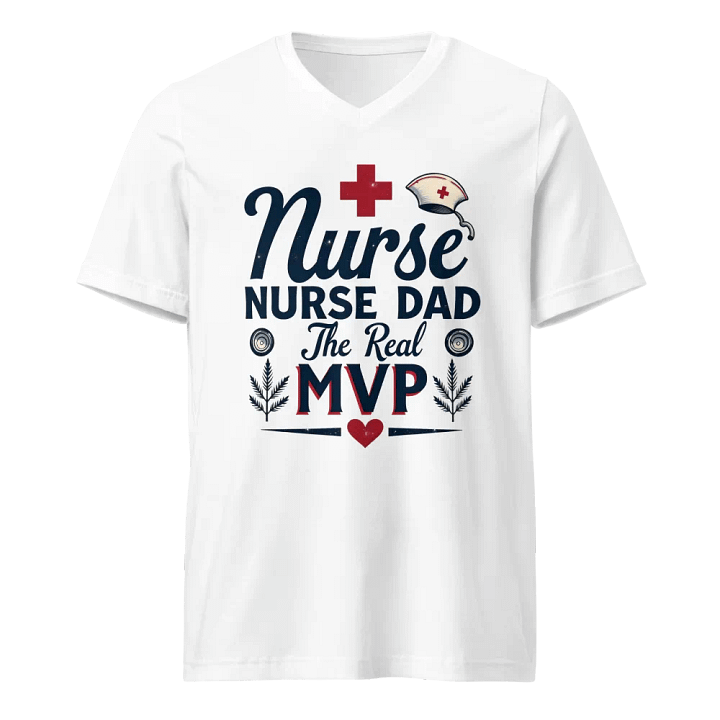 Nurse Dad MVP V-Neck Tee product image (1)