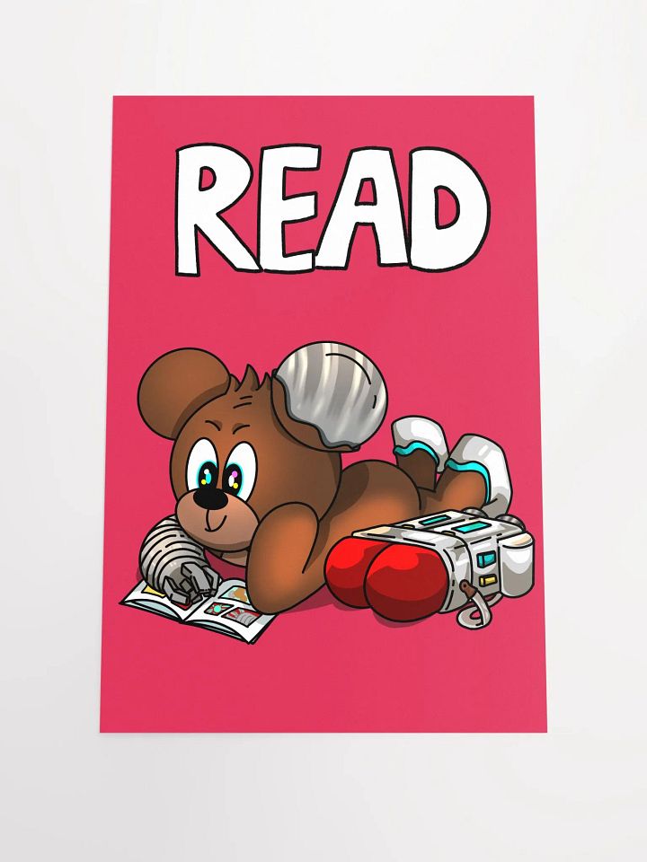 Kid Kuma 'READ' Poster (1st Edition) product image (1)