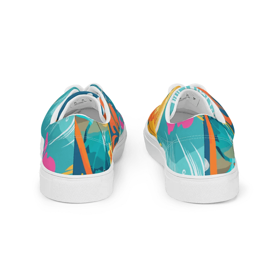Tropical Escape Lace-Up Canvas Shoes product image (8)