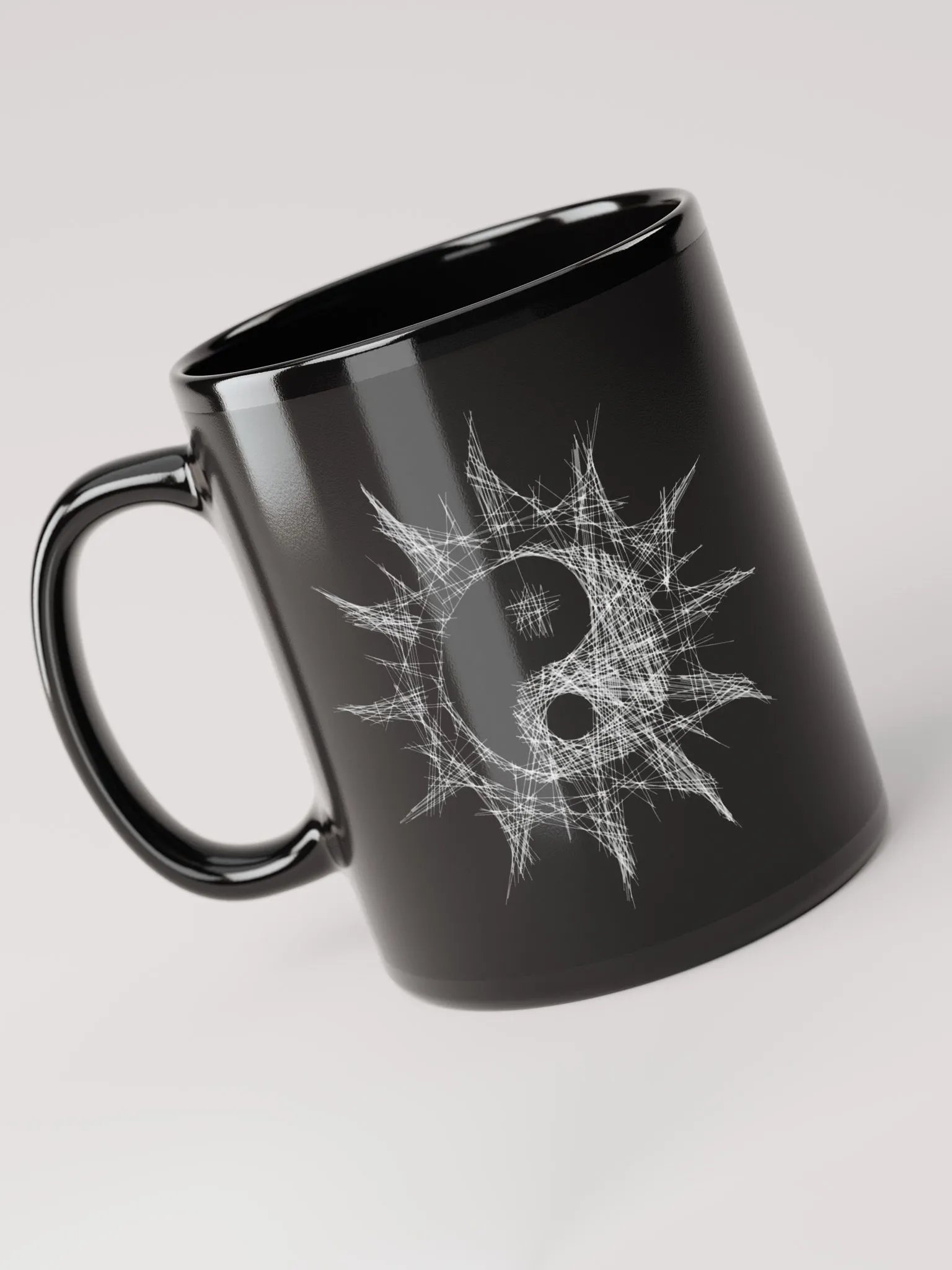 Mystic Sun - White Celestial Yin-Yang Design product image (3)