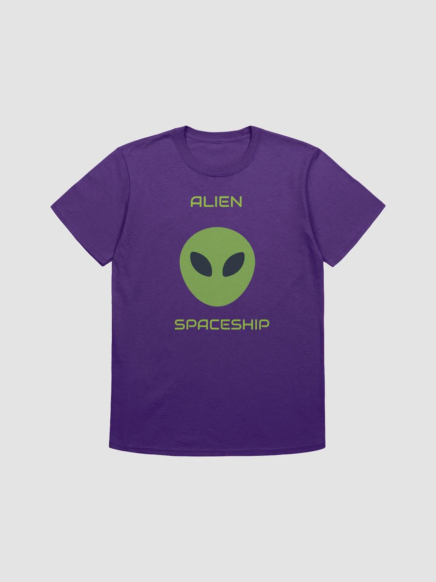 Alien Spaceship T-Shirt Purple product image (1)