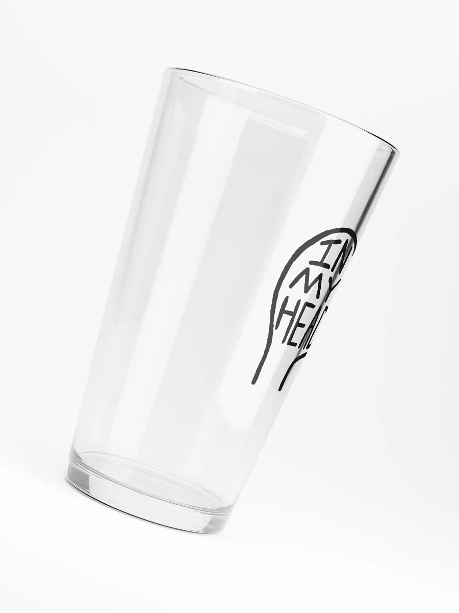 In My Head pint glass product image (6)