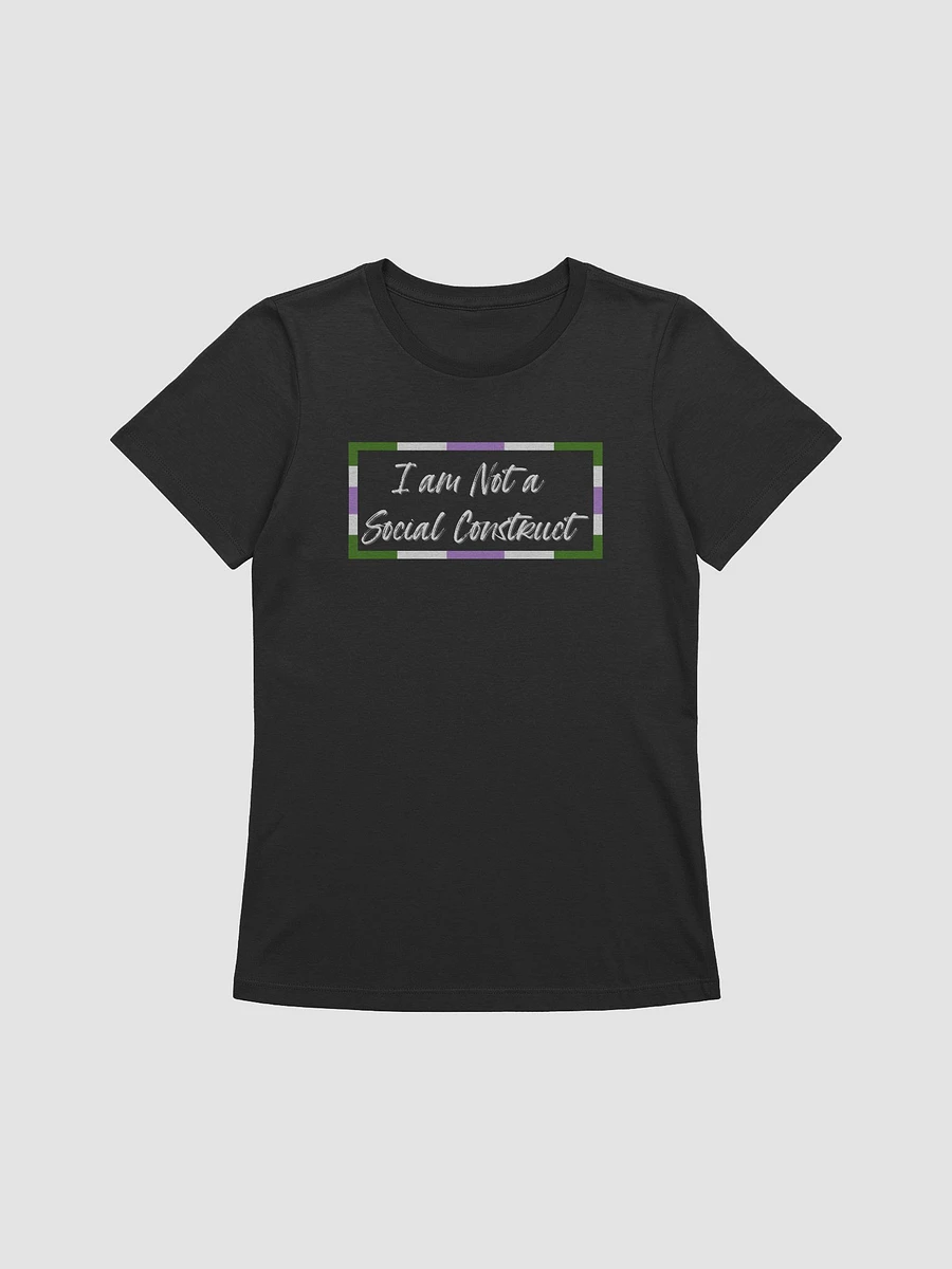 I am Not a Social Construct (lg) (wt) - Gender Queer - Women's Relaxed Fit T product image (9)