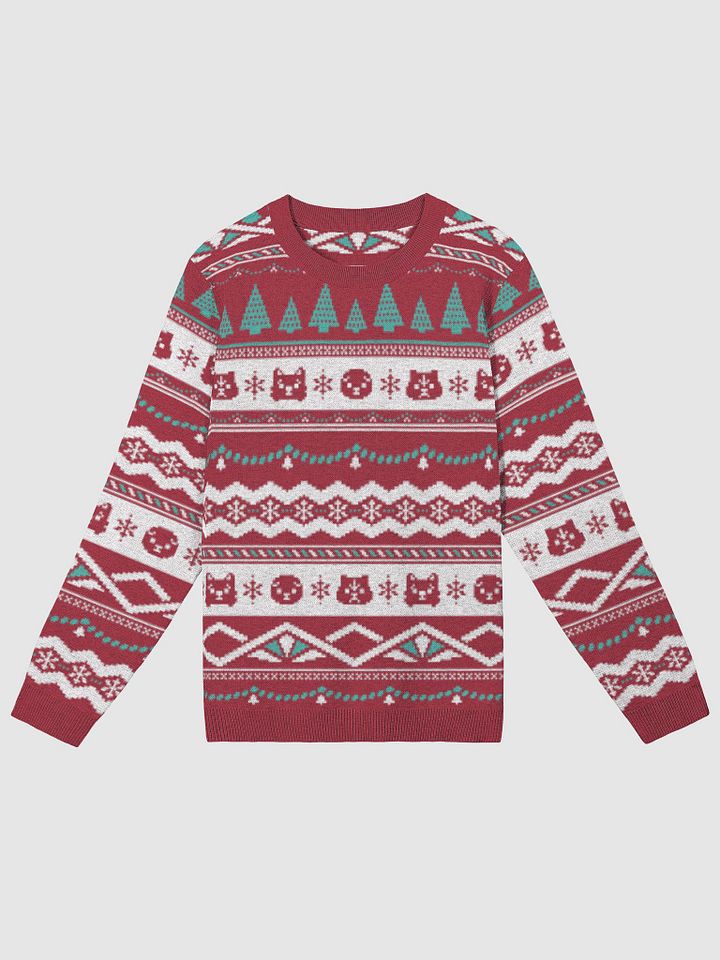 CUTE HOLIDAY SWEATER IN RED product image (1)