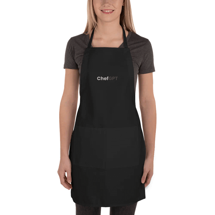 Black ChefGPT Apron product image (2)
