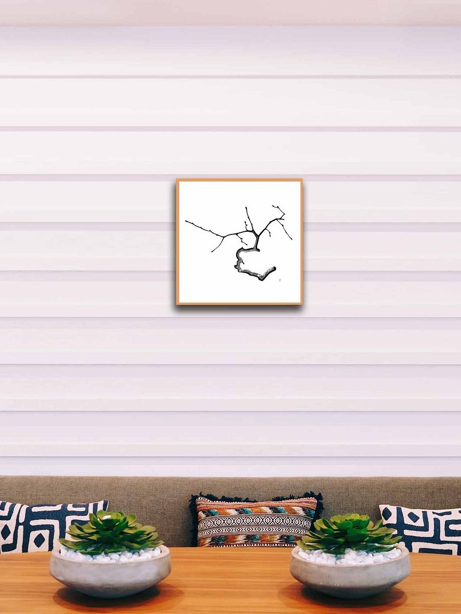 Minimalist Tree Branch Canvas Art - Elegant Twig product image (8)