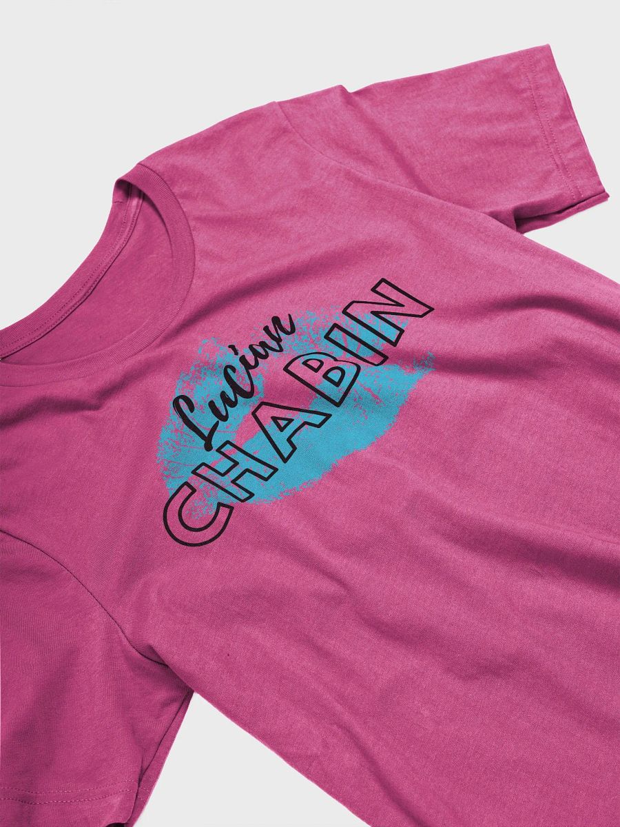 Lucian Chabin Black Text Blue Design Tee product image (11)
