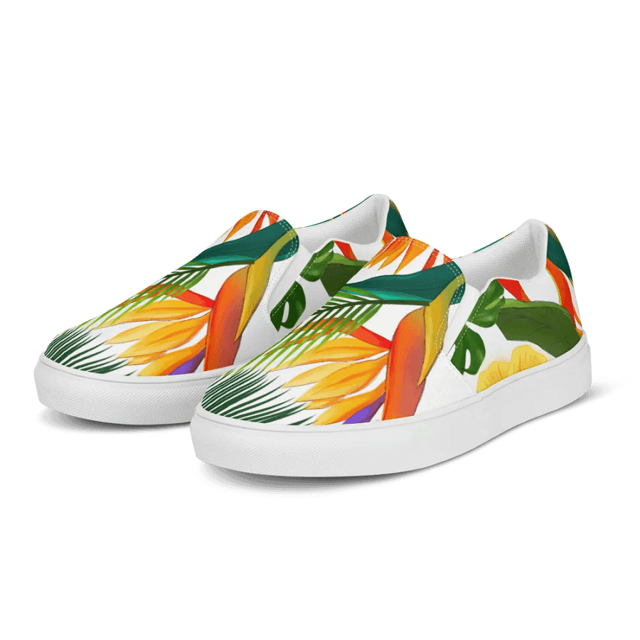 Tropical Blooms Slip-On Canvas Shoes product image (5)