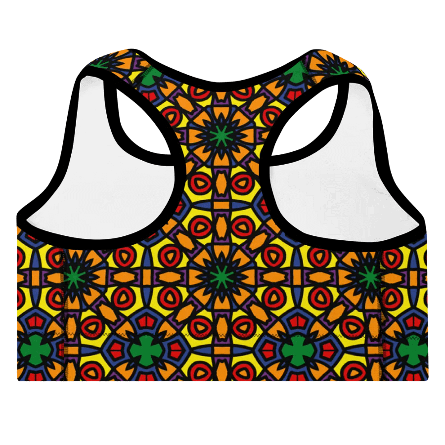 Pride Abstract (1) - Padded Sports Bra product image (3)