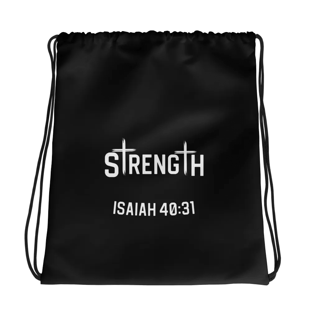 Strength Drawstring Bag product image (1)