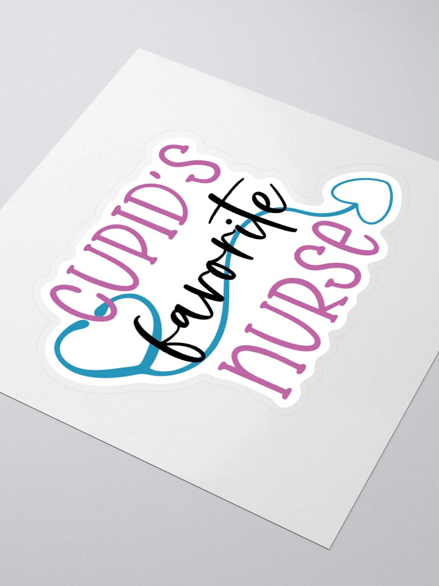 Cupid’s Favorite Nurse Sticker product image (9)