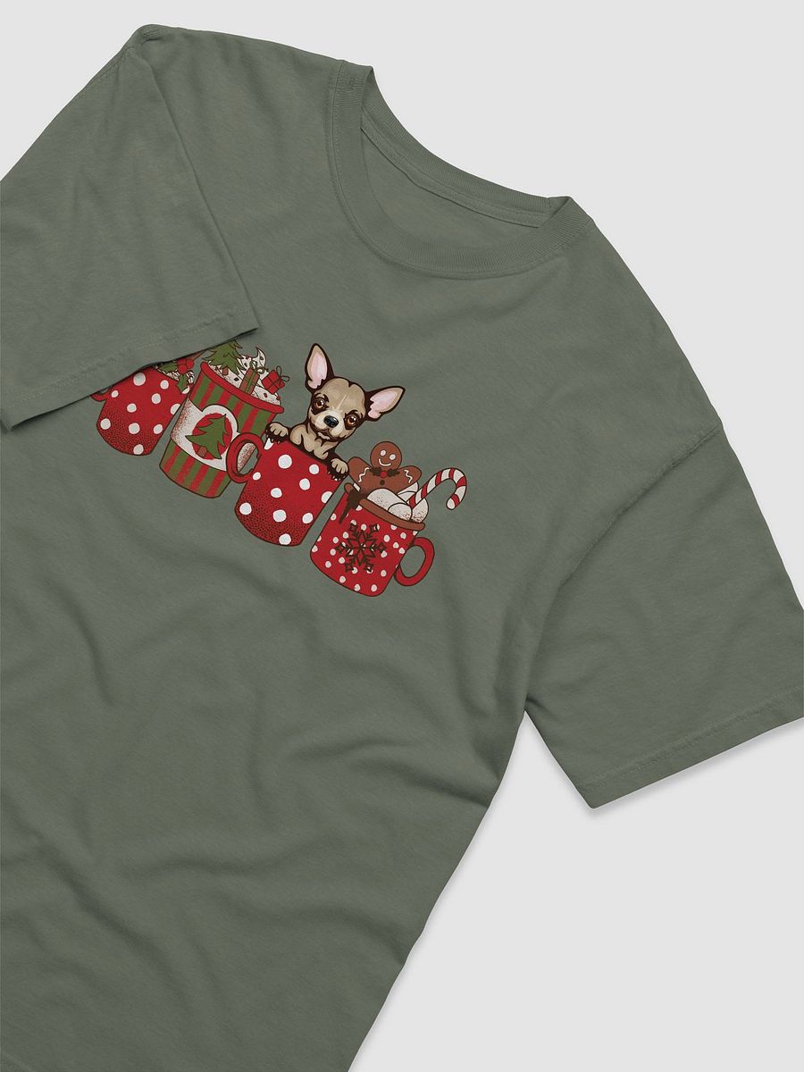 Cute Chihuahua in a Christmas Cup T-Shirt | Funny Christmas Pup in a Cup product image (21)