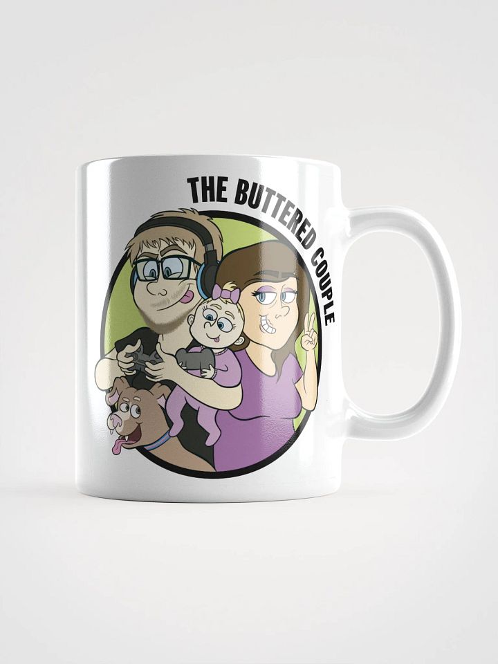 The Buttered Couple Logo Glossy Mug product image (1)
