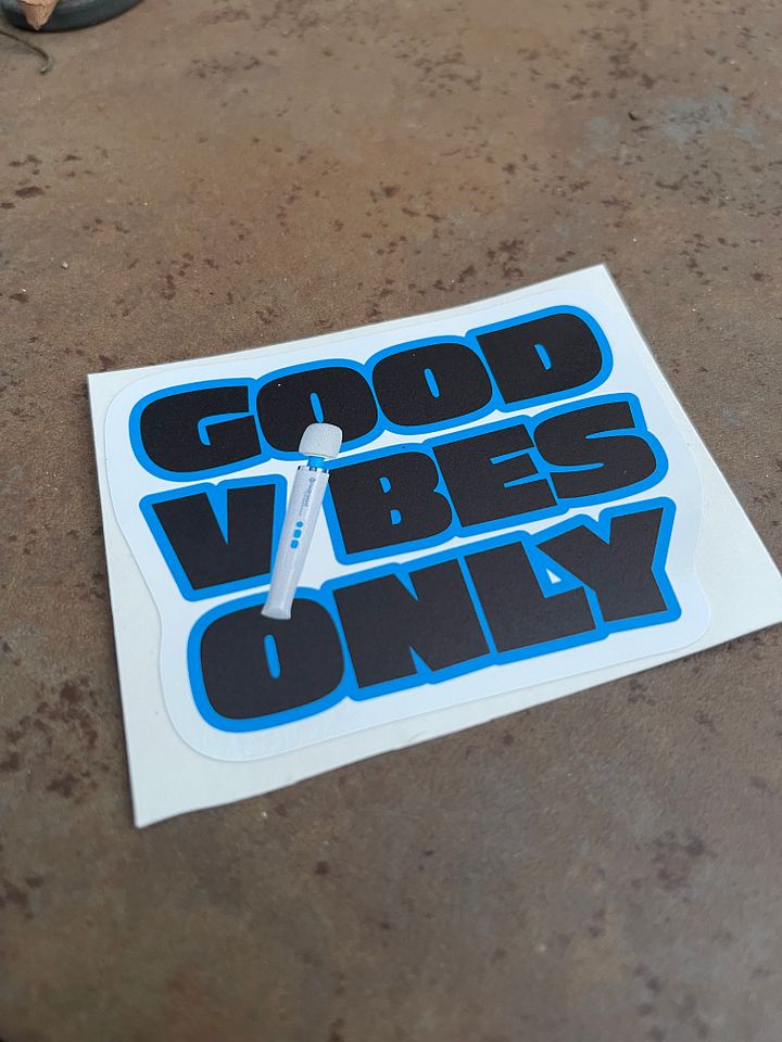 Good Vibes Only (REDUX) 3” Sticker product image (1)