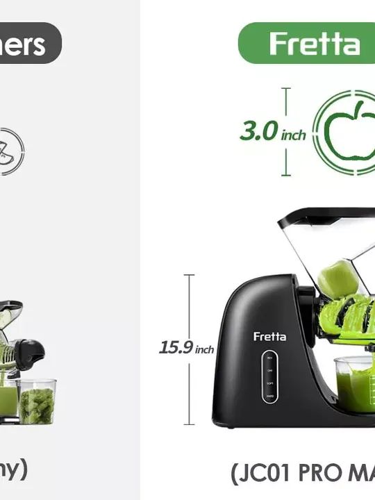 3-inch Wide Feeding Chute Cold Press Juicer, Celery Juicer product image (2)