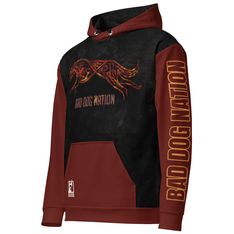 You Cannot Bite (Alternate sleeve color) - Premium Adult Unisex All Over Print K9 Hoodie product image (3)