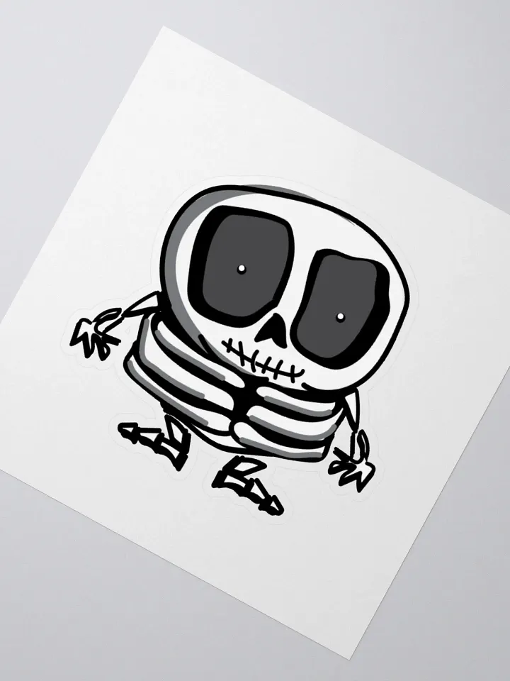 Big Bones Skeleton Sticker product image (2)