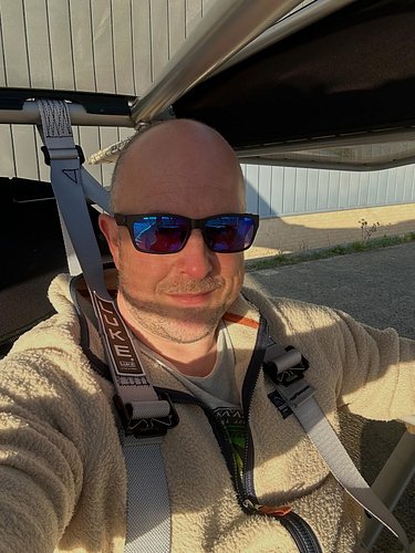 First flight in this Sky Ranger Nynja I have bought a share in. Enjoyable session. Thanks to Tom from Elevation Airsports. #l...