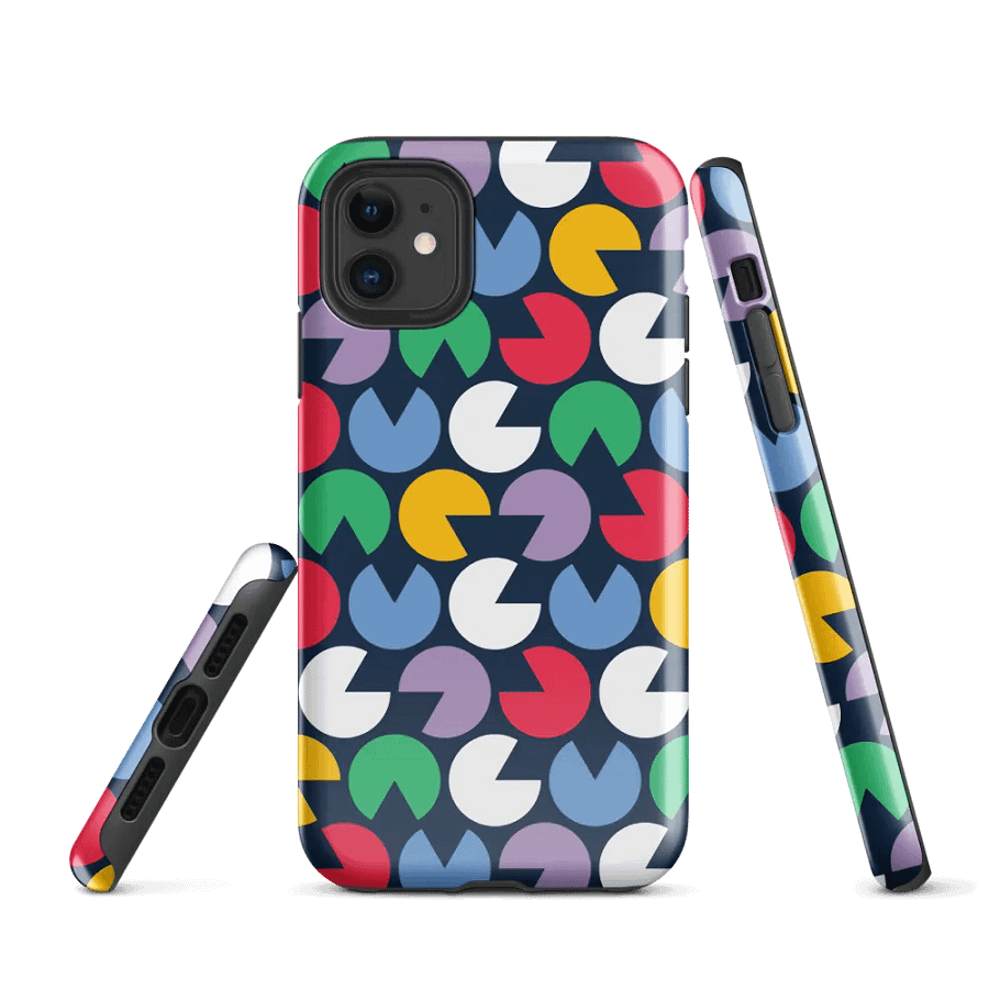 Geometric Leaves iPhone® Tough Case product image (1)