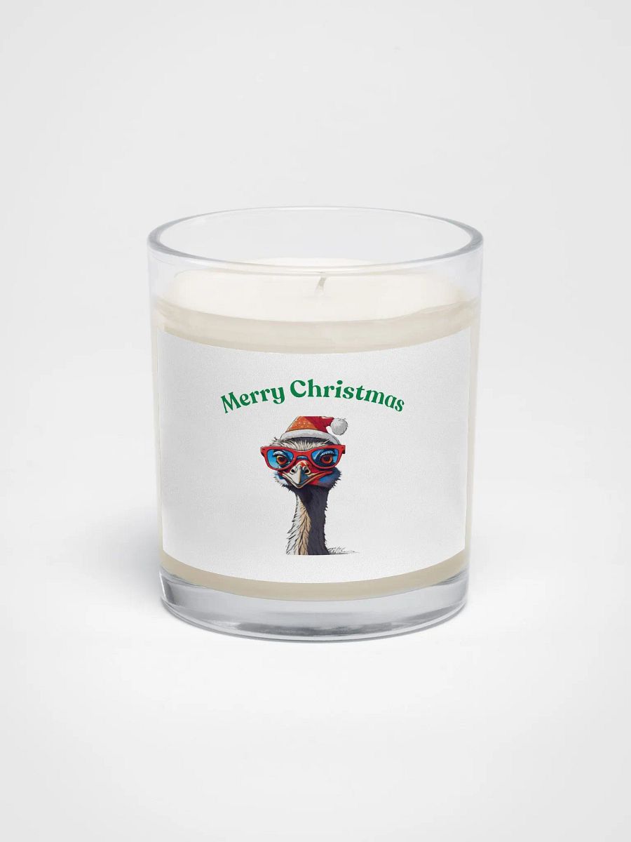 Emu Claus Soy Wax Candle - Green product image (1)