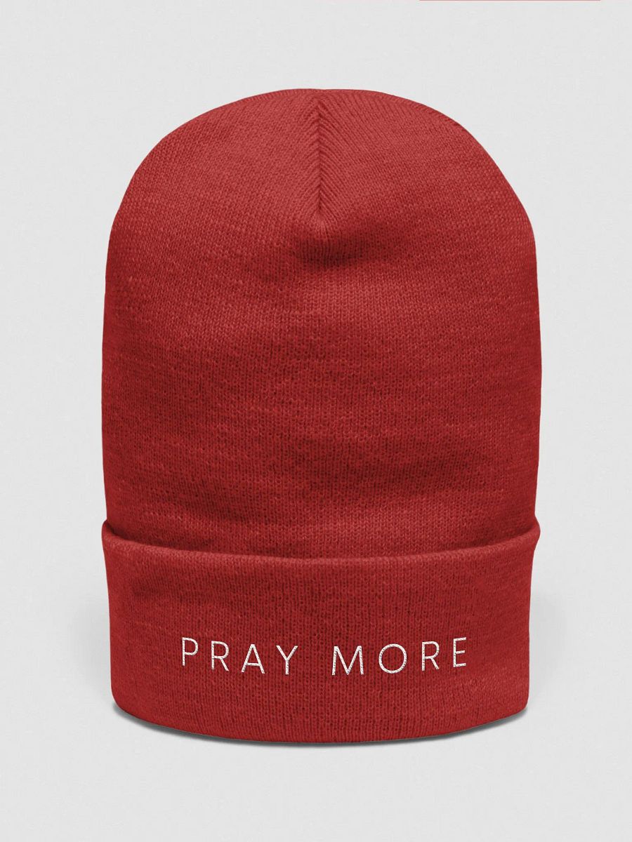 Pray More - Beanie (Many Colors) product image (1)