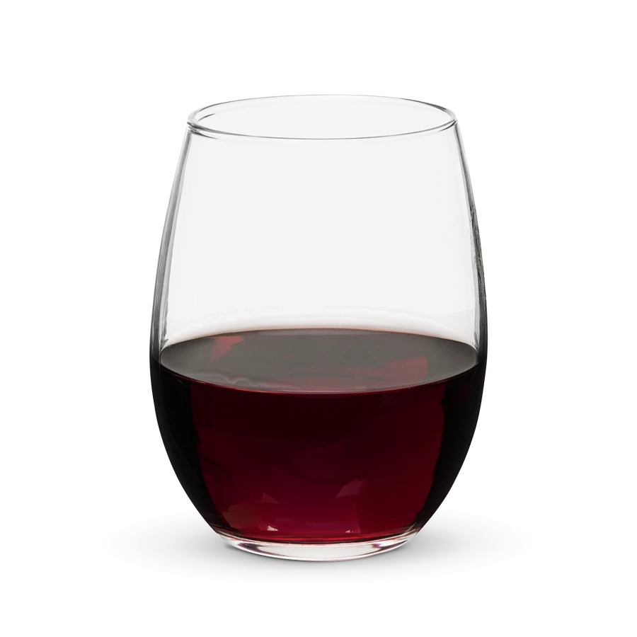 Green Heart stemless wine glass product image (10)