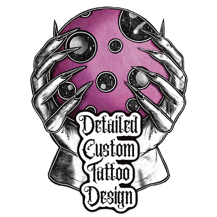 Detailed Custom Tattoo Design product image (1)