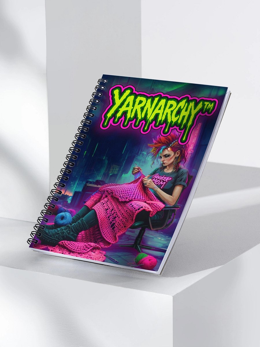 Yarnarchy™ Spiral Notebook – Chaotic Crochet Edition product image (3)