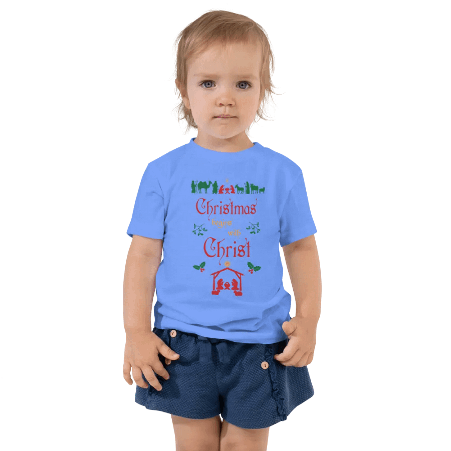 Christmas Begins With Christ Toddler T-Shirt product image (3)