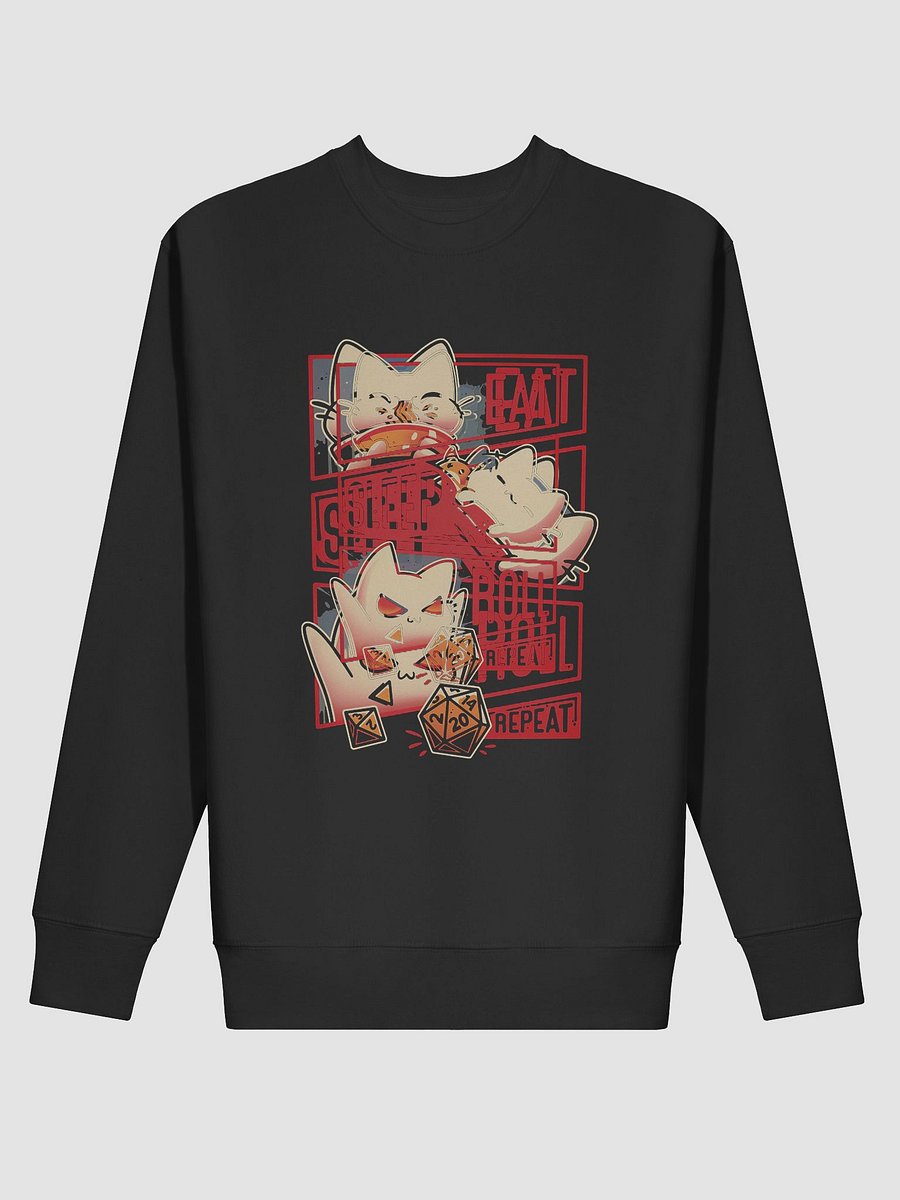 EAT SLEEP ROLL REPEAT Sweatshirt product image (2)
