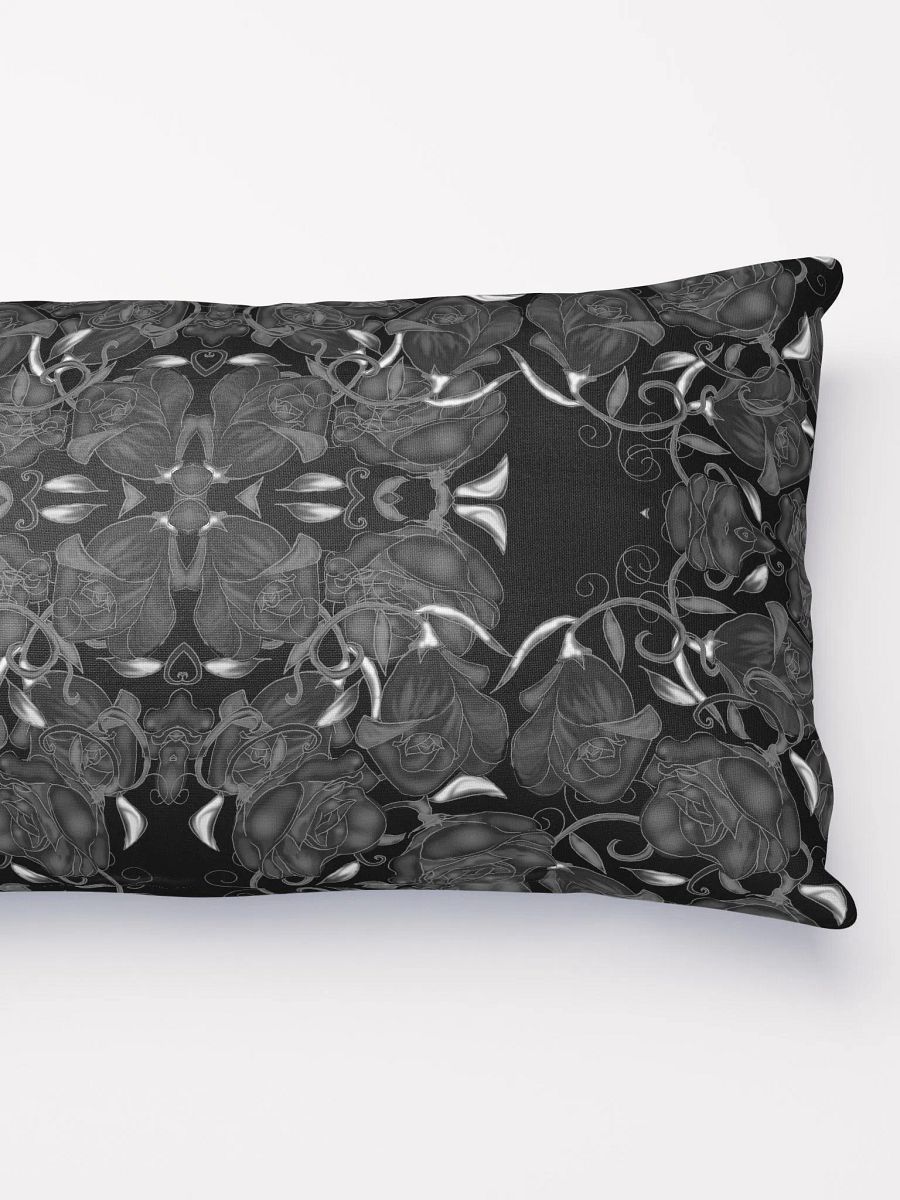 Black Roses Pattern Throw Pillow product image (6)