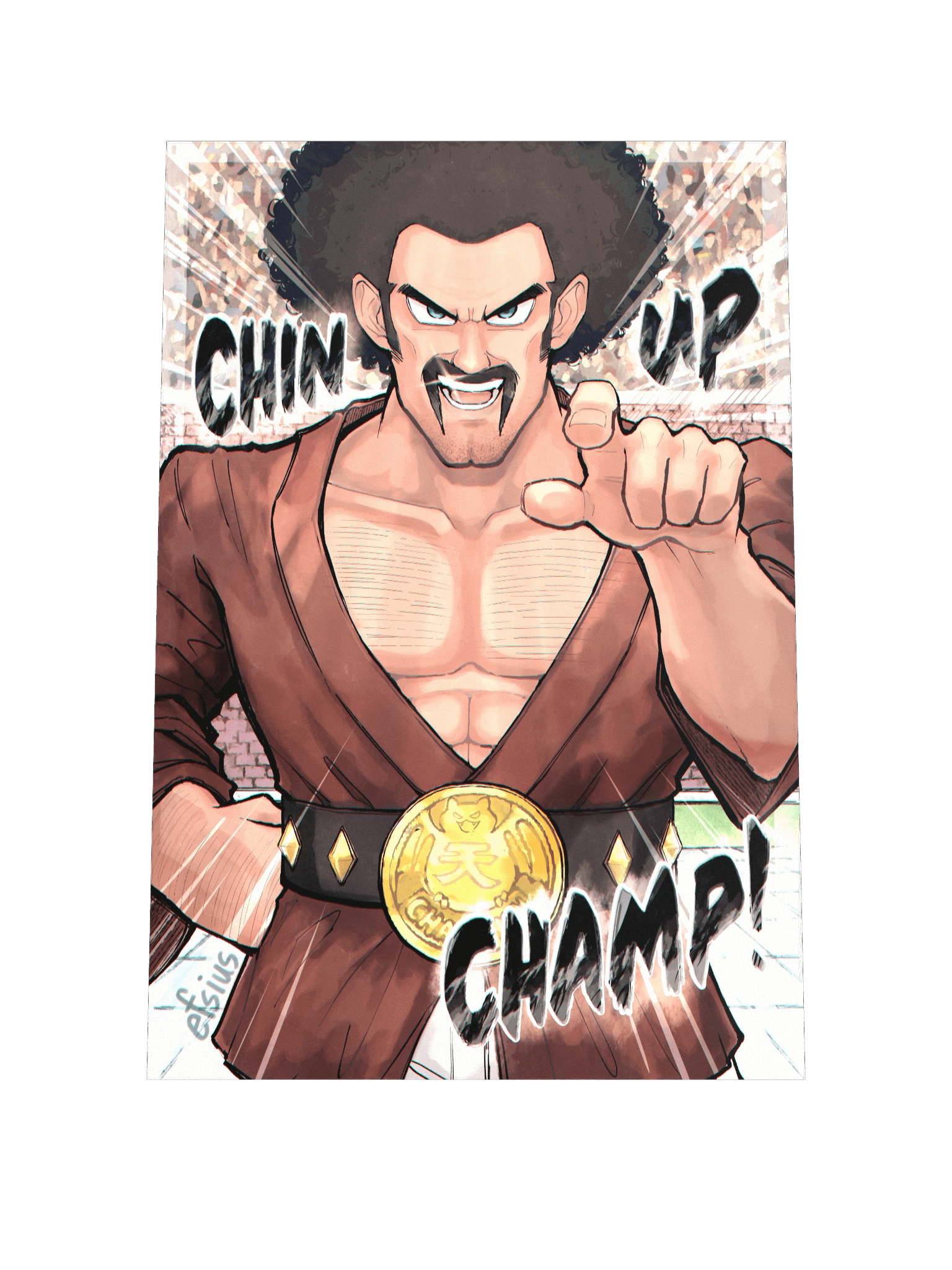 Mr Satan/Hercule 12x18 in. product image (1)