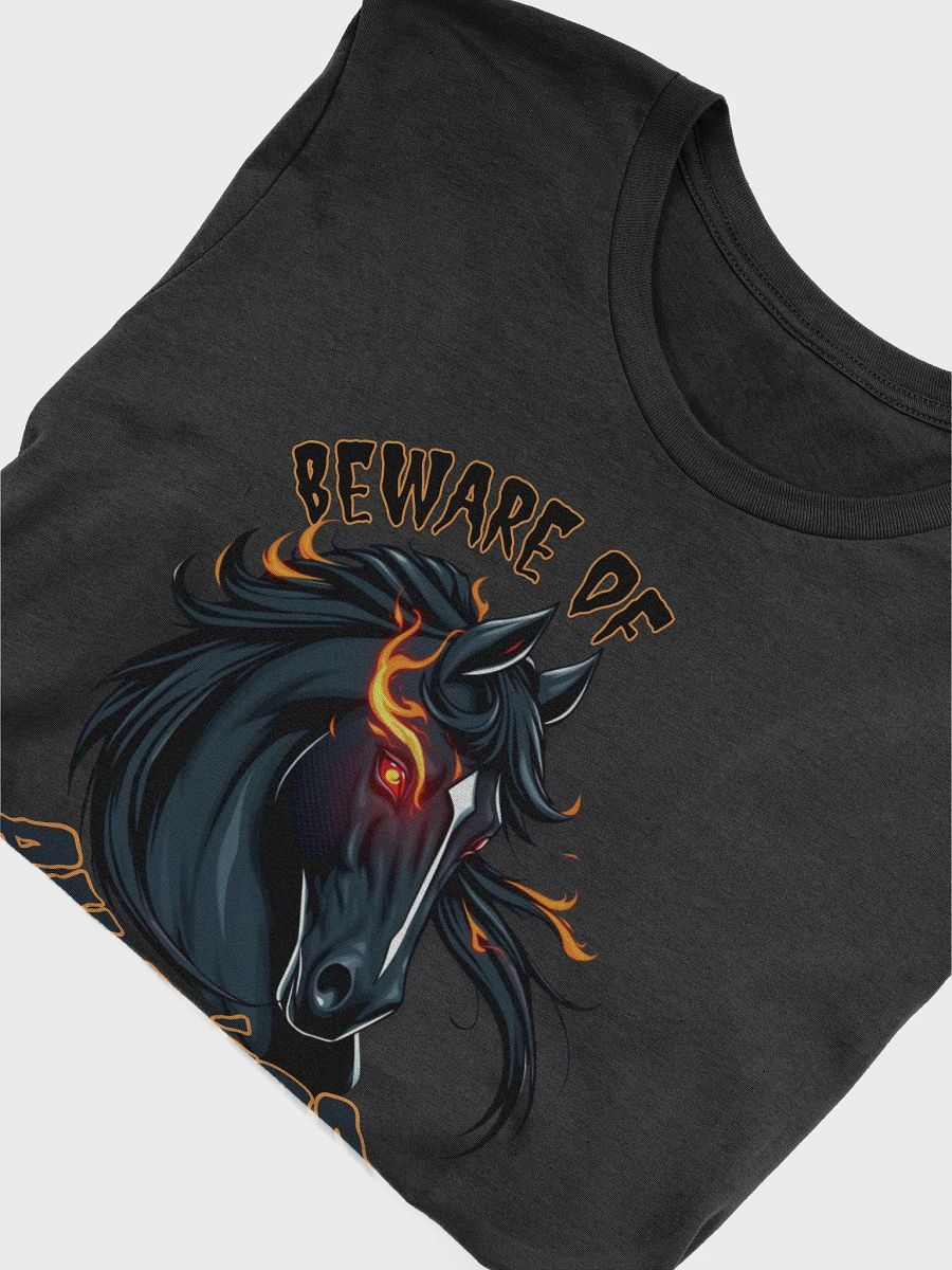 Beware of An Púca - Irish Samhain (Halloween) Supersoft T-shirt with Vintage-Feel Print product image (3)