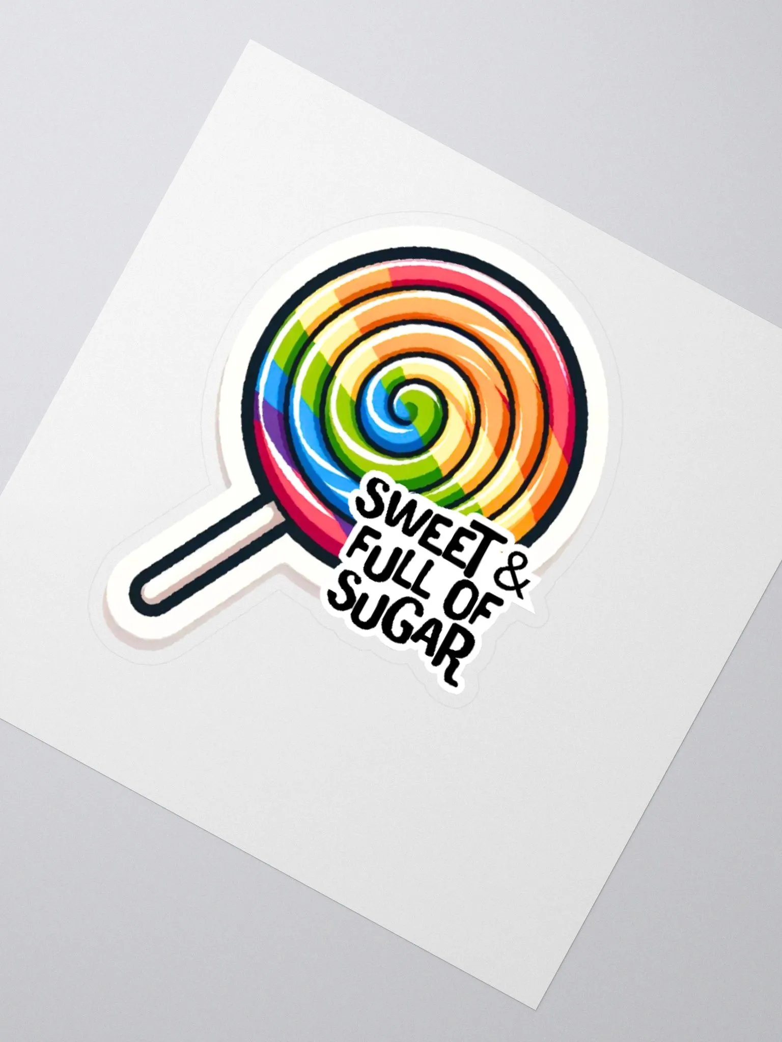 Sweet & Full of Sugar-Sassy & Style-Rainbow Sticker-LGBTQIA+ product image (6)