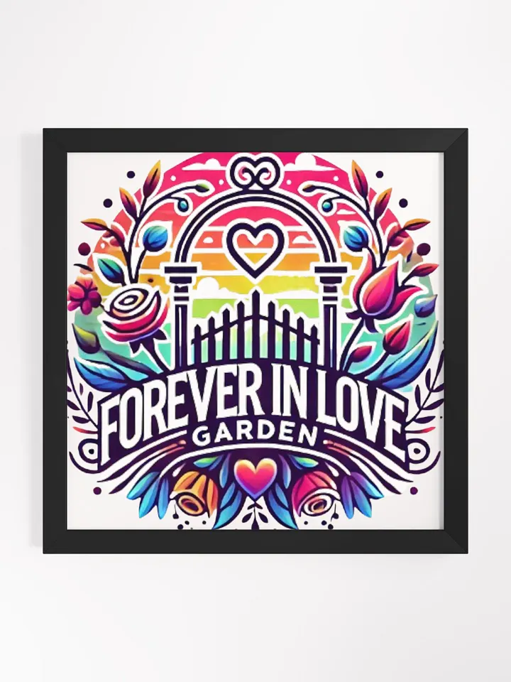 Forever in Love Garden Framed Poster product image (1)