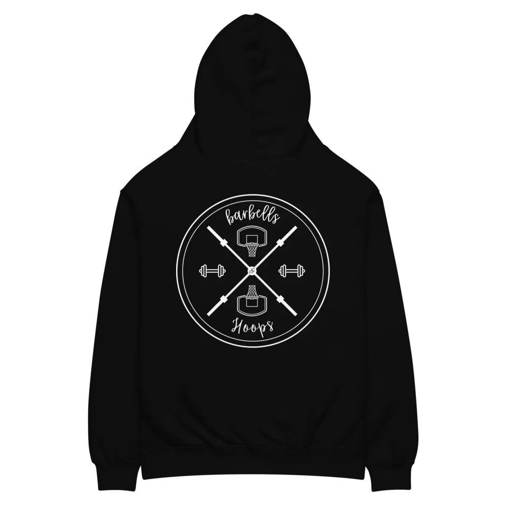 Barbells & Hoops X Emblem Unisex Hoodie product image (2)