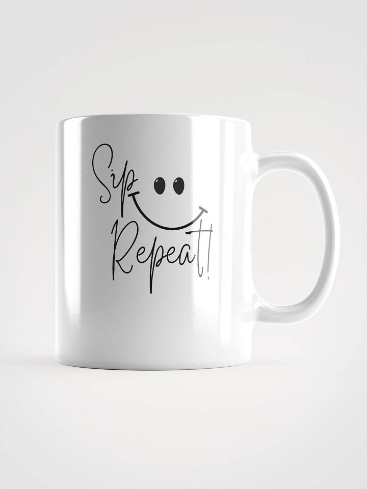"Sip. Smile. Repeat." Mug product image (3)