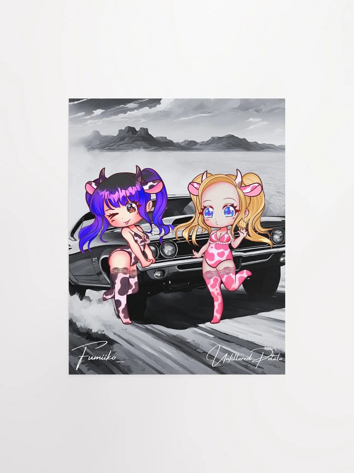 MooMoo Babes Vintage Poster product image (1)