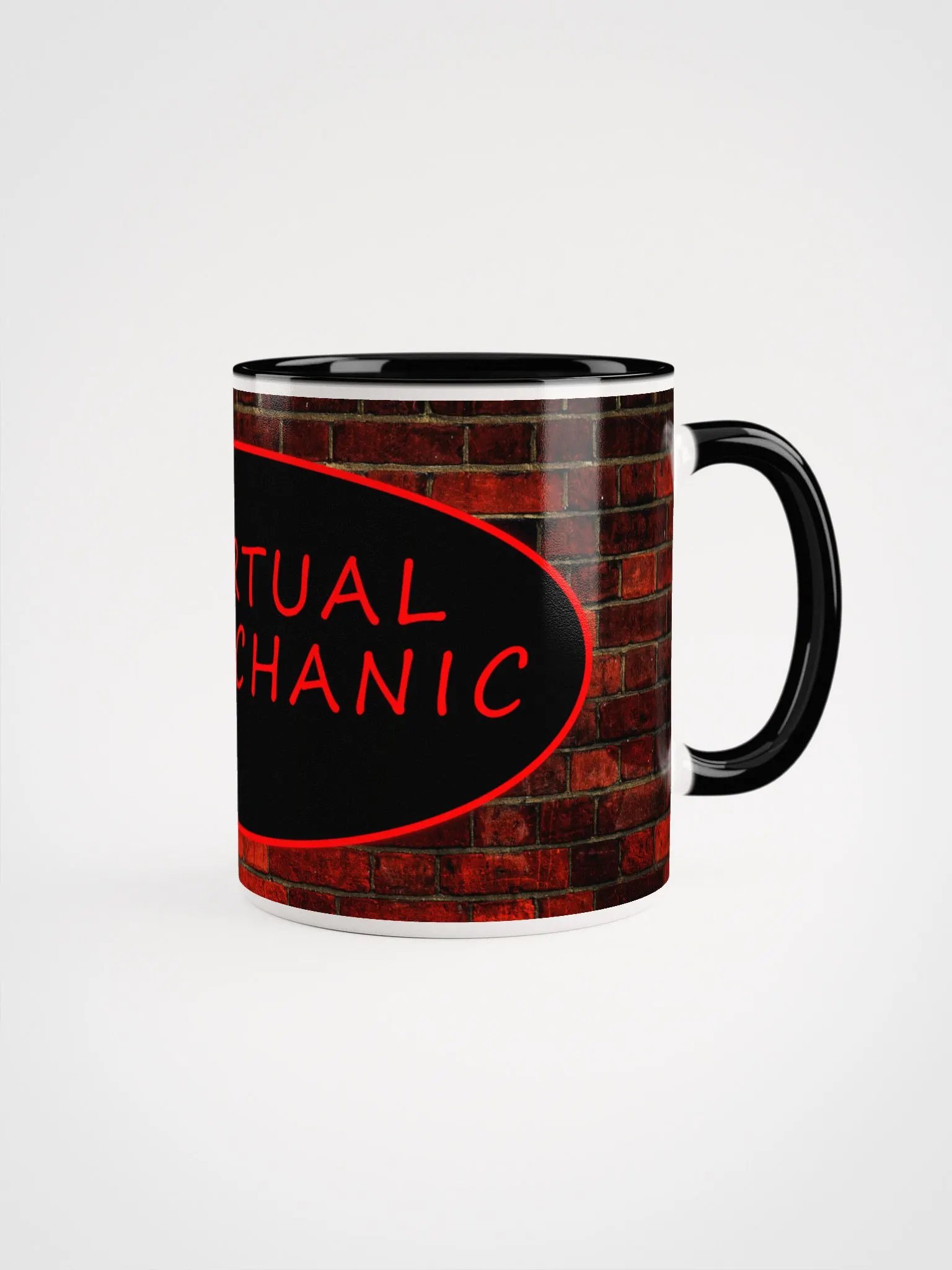 Brick Wall Neon Mechanic Mug product image (1)