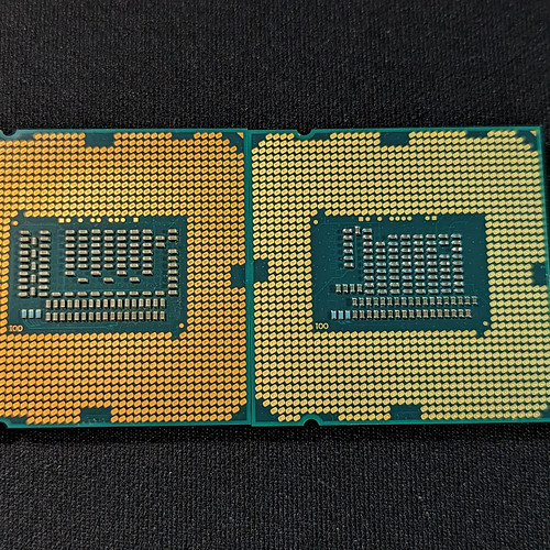 I wonder which one was pushed harder 🤣 #nofilter #intel #3550