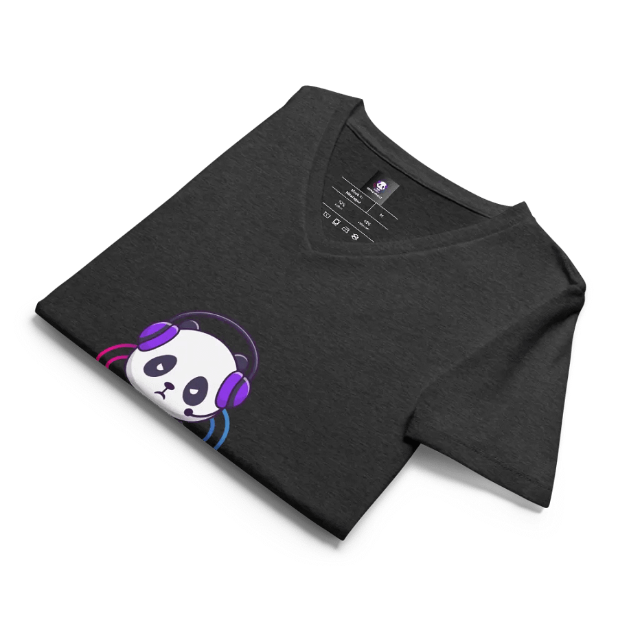 Roro Panda Bella+Canvas Women's Relaxed V-Neck T-Shirt product image (48)