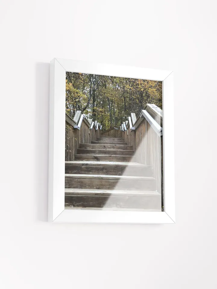 Wooden Stair Bridge High Quality Matte Poster product image (2)