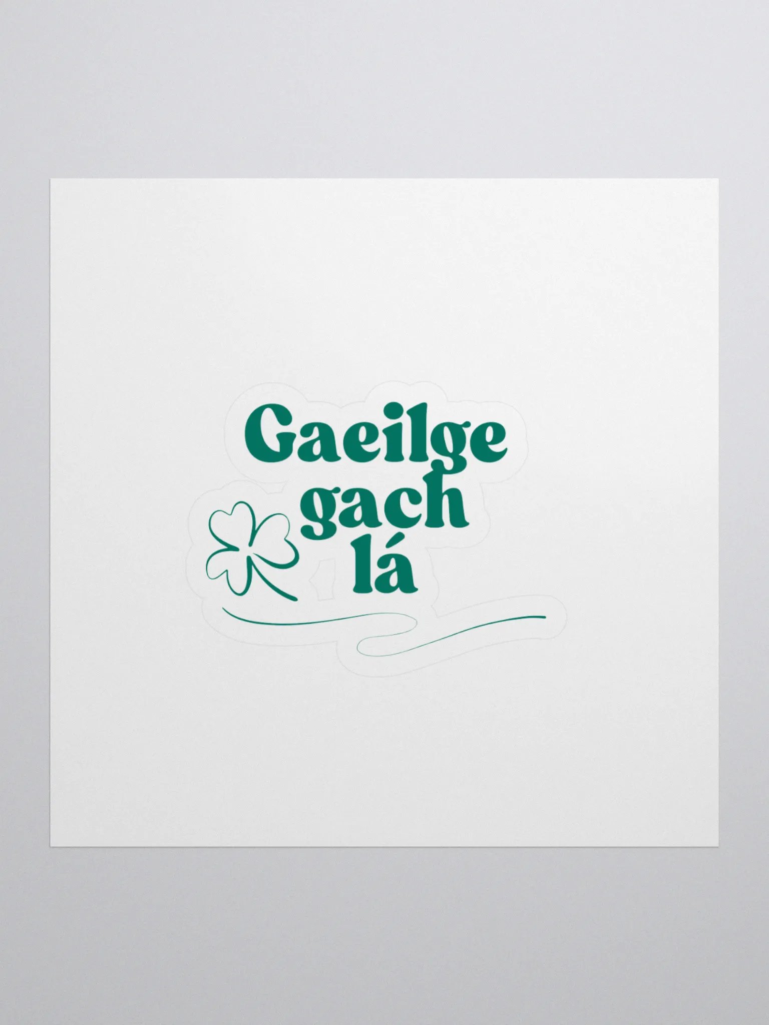 Gaeilge Gach Lá Sticker product image (1)