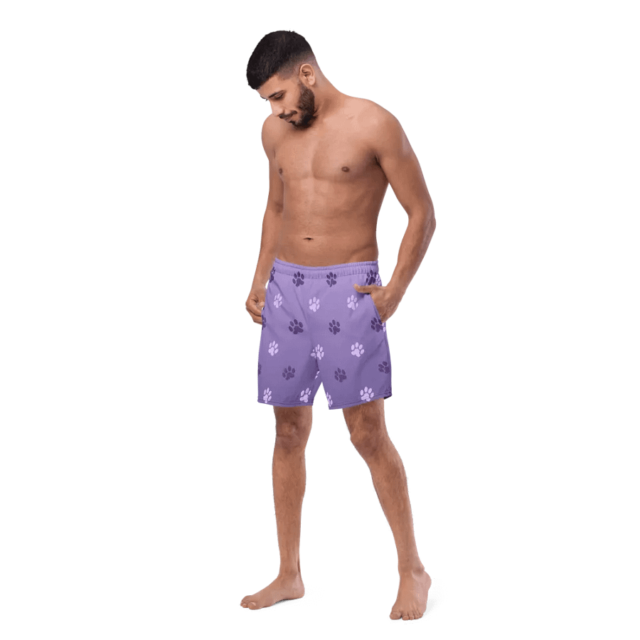 Paw Print Swim Trunks product image (6)
