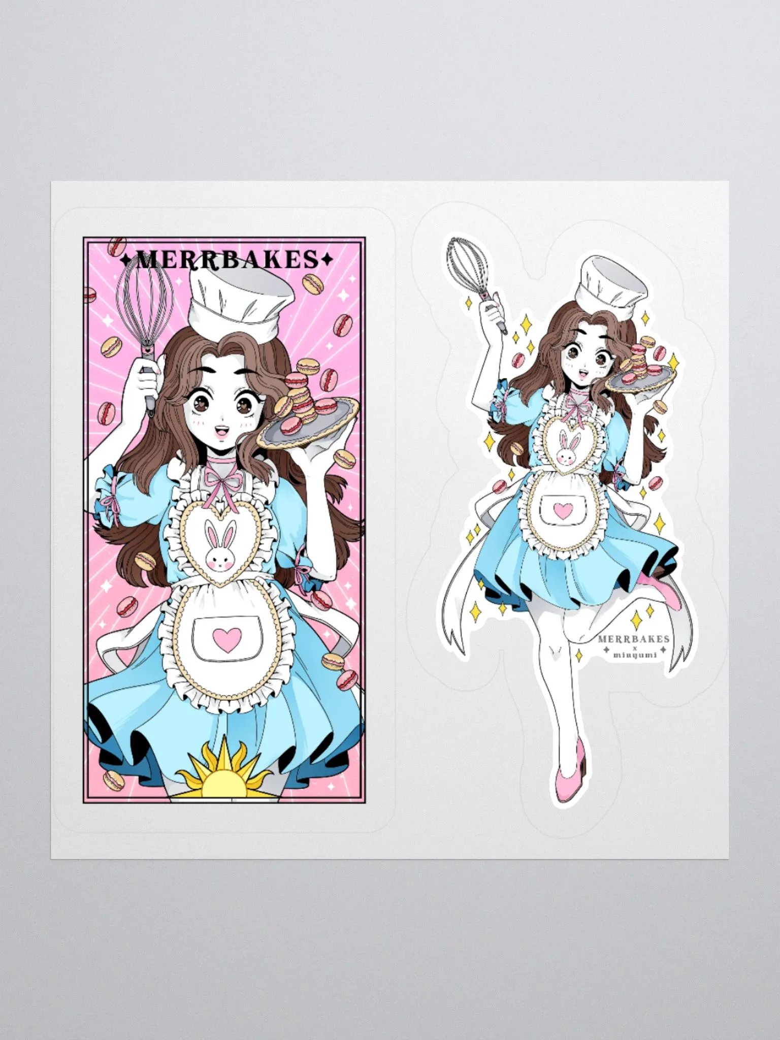 The Baker Tarot Sticker Duo | MerrBakes product image (3)