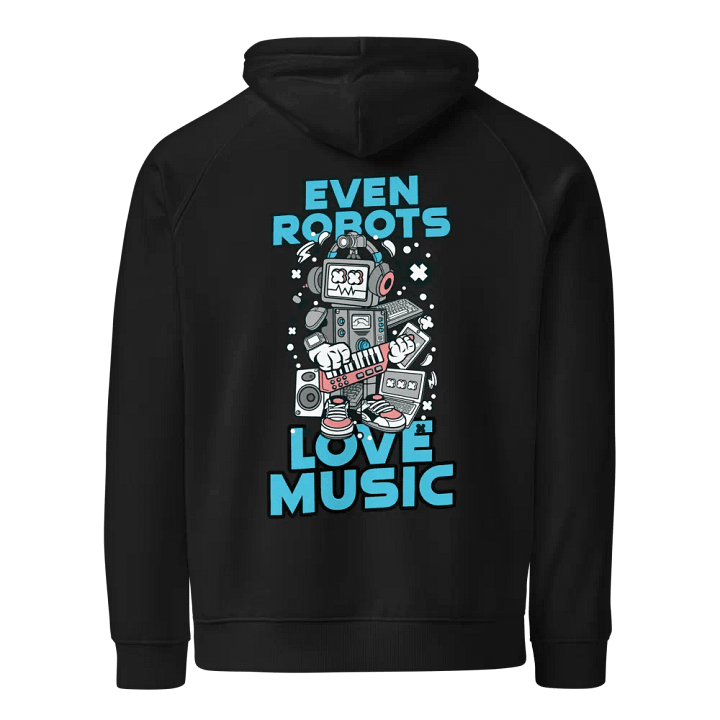 Barber Bot Raglan Hoodie product image (2)