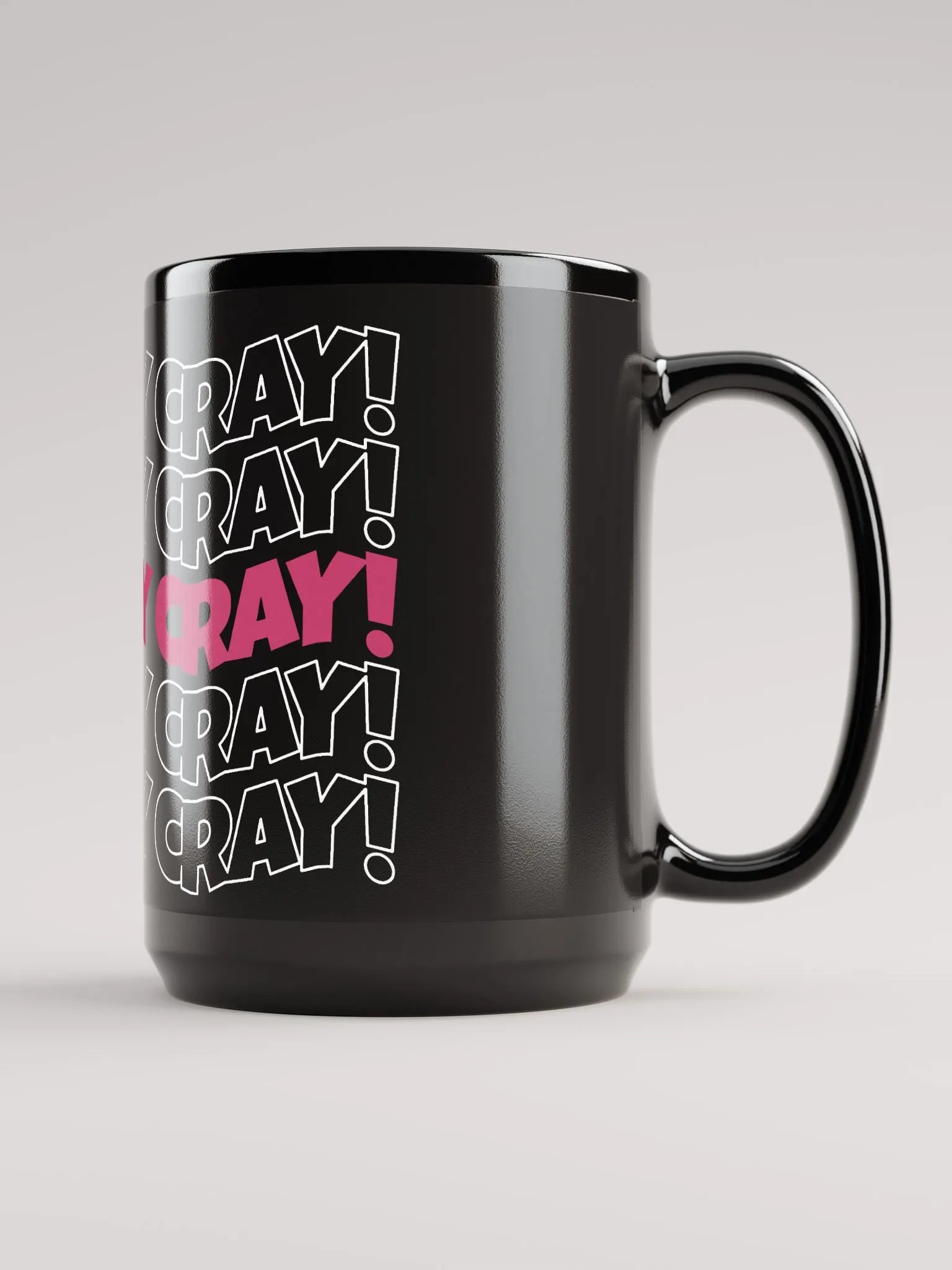 He's cray cray! Mug (pink/white) product image (1)